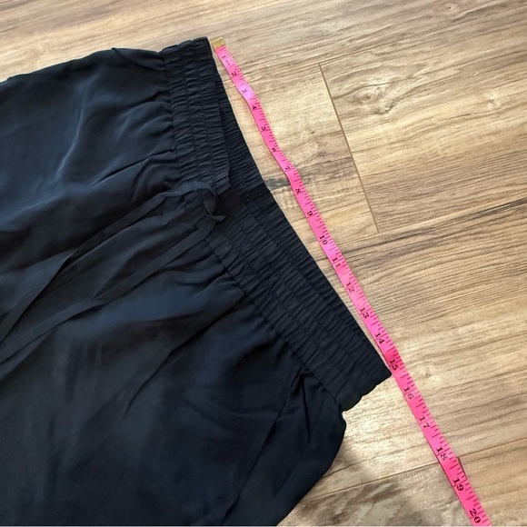 Eileen Fisher Washed Silk Cargo Pant Drawstring Wide Leg - Picture 10 of 15